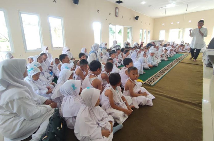 5 Paud dan TK Ikuti Manasik Haji di Pesantren PKH